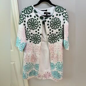 Niza Embroidered Dress/Jacket Set